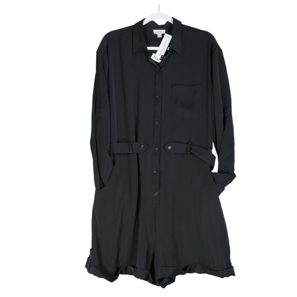 Kerrently The Drop Black Jumpsuit Romper size large new with tags